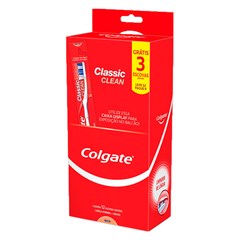 ESCOVA DENTAL COLGATE CLASSIC CLEAN MACIA LV12 PG9UN