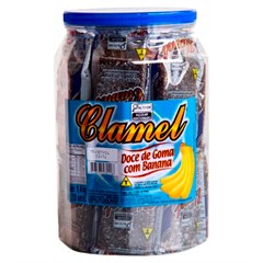DOCE DE BANANA CLAMEL AÇÚCARADO EM,BALADO POTE 1,4KG