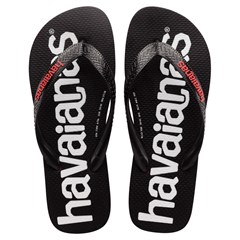SANDÁLIA MASCULINA HAVAIANAS TOP LOGOMANIA VERMELHO RUBI 41/42