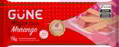 BISCOITO WAFER GUNE MORANGO 78G