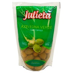 AZEITONA VERDE JULIETA COM CAROÇO SACHÊ 80G