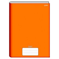 CADERNO ESPIRAL JANDAIA LARANJA CAPA DURA 48 FOLHAS