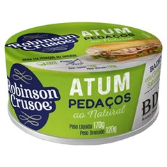 ATUM R CRUSOE PEDACOS AO NATURAL 170G