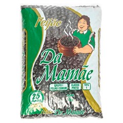 FEIJÃO PRETO DA MAMÃE TIPO 1 1KG