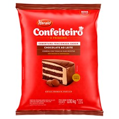 COBERTURA EM GOTAS HARALD CONFEITEIRO CHOCOLATE AO LEITE 1,01KG