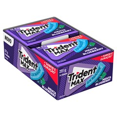 CHICLETE TRIDENT MAX MENTABERRY 16,5G