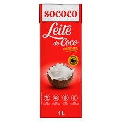 LEITE DE COCO SOCOCO TETRA PAK 1L