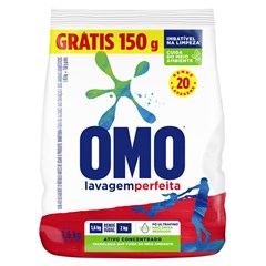 SABÃO EM PÓ OMO LAVAGEM PERFEITA SACHÊ 1,6KG