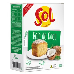 MISTURA PARA BOLO SOL COCO 400G