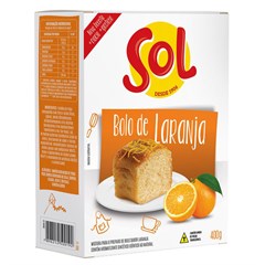 MISTURA PARA BOLO SOL LARANJA 400G