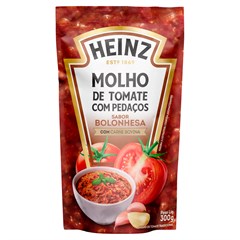 MOLHO DE TOMATE HEINZ BOLONHESA SACHÊ 300G