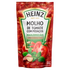 MOLHO DE TOMATE HEINZ MANJERICÃO SACHÊ 300G