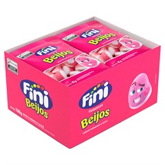 BALA GELATINOSA FINI BEIJOS MORANGO 15G