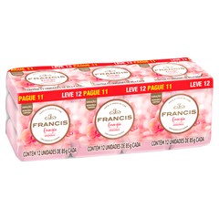 SABONETE EM BARRA FRANCIS INTENSO ROSAS 85G LV12 PG11UN