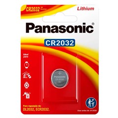 BATERIA LÍTIO PANASONIC MOEDA CR2032 3V