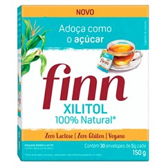 ADOÇANTE EM PÓ FINN XILITOL SACHÊ 5G 30UN