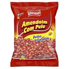     AMENDOIM AMENDUPA FRITO C/PELE 70G  