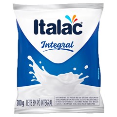 LEITE EM PÓ ITALAC INTEGRAL PACOTE 200G