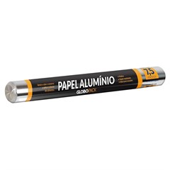 PAPEL ALUMÍNIO GLOBOPACK 45CMX7,5MT