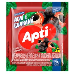REFRESCO EM PÓ APTI AÇAÍ COM GUARANÁ 25G