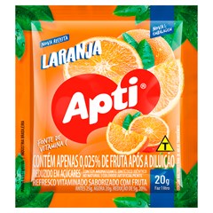 REFRESCO EM PÓ APTI LARANJA 25G