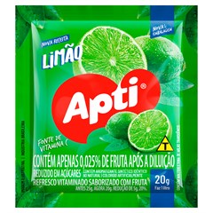 REFRESCO EM PÓ APTI LIMÃO 25G