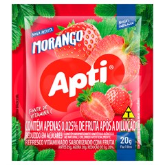 REFRESCO EM PÓ APTI MORANGO 25G