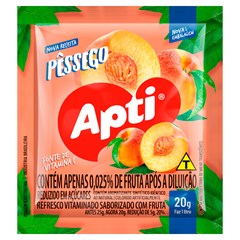 REFRESCO EM PÓ APTI PÊSSEGO 25G