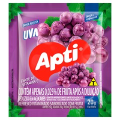 REFRESCO EM PÓ APTI UVA 25G