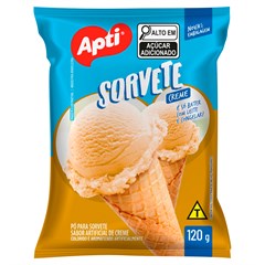 PÓ PARA SORVETE APTI CREME 120G