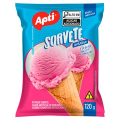 PÓ PARA SORVETE APTI MORANGO 120G