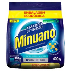 SABÃO EM PÓ MINUANO MÁXIMA LIMPEZA SACHÊ 400G