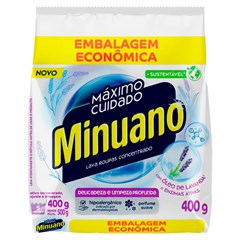 SABÃO EM PÓ MINUANO MÁXIMO CUIDADO SACHÊ 400G