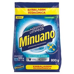 SABÃO EM PÓ MINUANO MÁXIMA LIMPEZA SACHÊ 800G