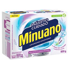 SABÃO EM PÓ MINUANO MÁXIMO CUIDADO CAIXA 800G