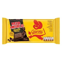 CHOC GAROTO TABL MEIO AMARGO 80G