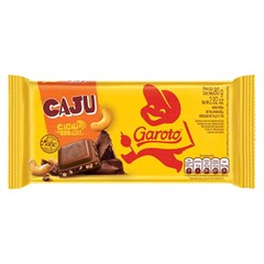 CHOC GAROTO TABL CASTANHA CAJU 80G
