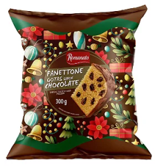 PANETTONE ROMAN GOTAS CHOC SACHET 300G