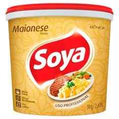 MAIONESE SOYA TRADICIONAL POTE 3KG
