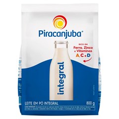 LEITE EM PÓ PIRACANJUBA INTEGRAL PACOTE 800G