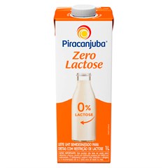 LEITE PIRACANJUBA ZERO LACTOSE SEMIDESNATADO 1L