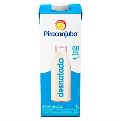 LEITE PIRACANJUBA DESNATADO 1L