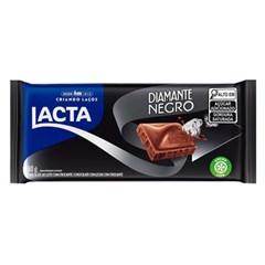CHOCOLATE EM BARRA LACTA DIAMANTE NEGRO 80G