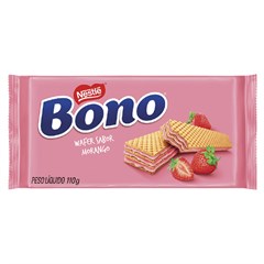 BISCOITO WAFER NESTLÉ BONO MORANGO 110G