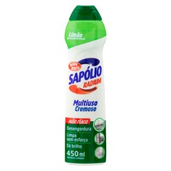 SAPONÁCEO CREMOSO RADIUM SAPÓLIO LIMÃO 450ML