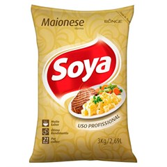 MAIONESE SOYA TRADICIONAL SACHÊ 3KG