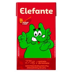 EXTRATO DE TOMATE ELEFANTE TETRA PAK 275G