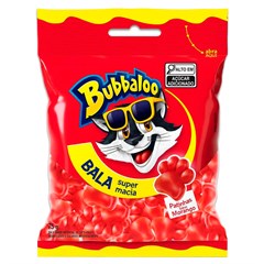 BALA GELATINOSA BUBBALOO PATINHAS MORANGO 75G
