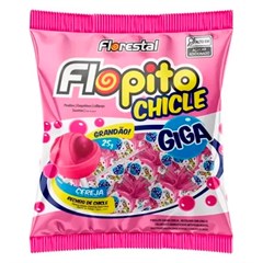 PIRULITO FLORESTAL FLOPITO CHICLE CEREJA 500G