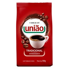 CAFÉ TORRADO E MOÍDO UNIÃO TRADICIONAL PACOTE 500G